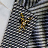 Antique Markhor – Bright Golden Lapel Pins