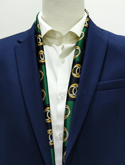 Chain Loop - Silk Men Scarves - Silk Scarves | Monzoro Pakistan