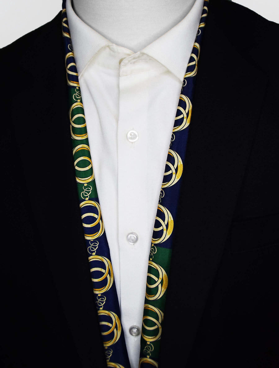 Chain Loop - Silk Men Scarves - Silk Scarves | Monzoro Pakistan
