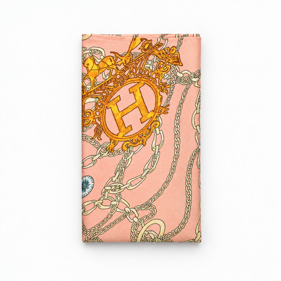 Chain Me Up pocket square — folded product.