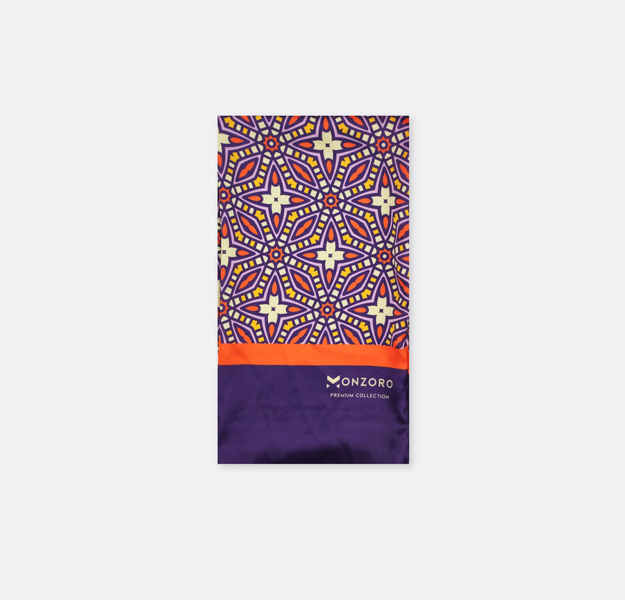 Colourful Abstract Art - Silk Men Scarves - Silk Scarves | Monzoro Pakistan