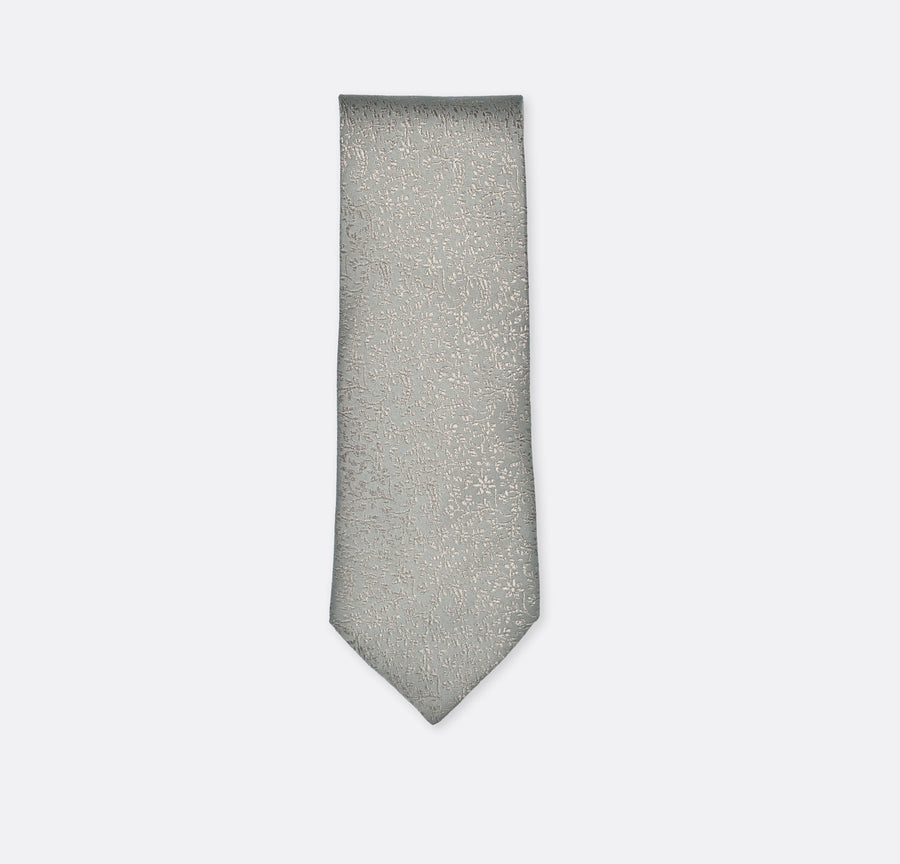 Cool Grey Self Tie - Neckties | Monzoro Pakistan