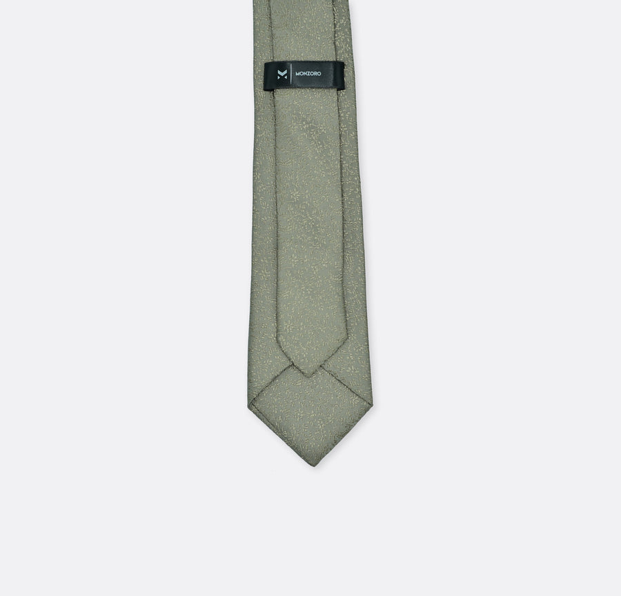 Cool Grey Self Tie - Neckties | Monzoro Pakistan