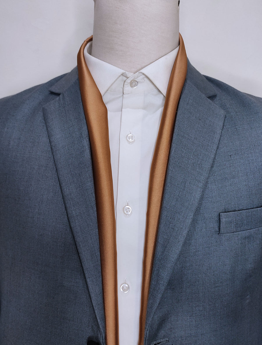 Copper Brown - Silk Men Scarves - Silk Scarves | Monzoro Pakistan