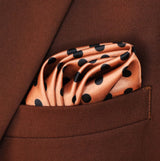 Coral Sands Polka Dot - Silk Pocket Square - Pocket Squares | Monzoro Pakistan