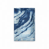 Deep Blue Ocean pocket square — folded product.