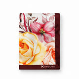 Elegant Seamless Floral Pattern pocket square — folded product.