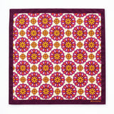 Ethnic Vector Pattern pocket square — full flat product.