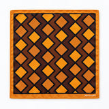Fashion Geometric Pattern pocket square — full flat product.