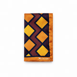 Fashion Geometric Pattern pocket square — folded product.