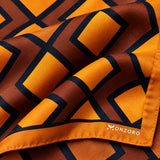 Fashion Geometric Pattern pocket square — fabric and design close-up.