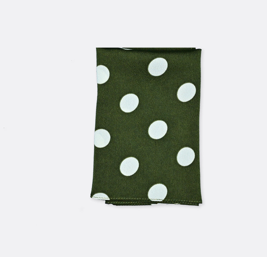 Forest Polka Dots - Silk Pocket Square - Pocket Squares | Monzoro Pakistan