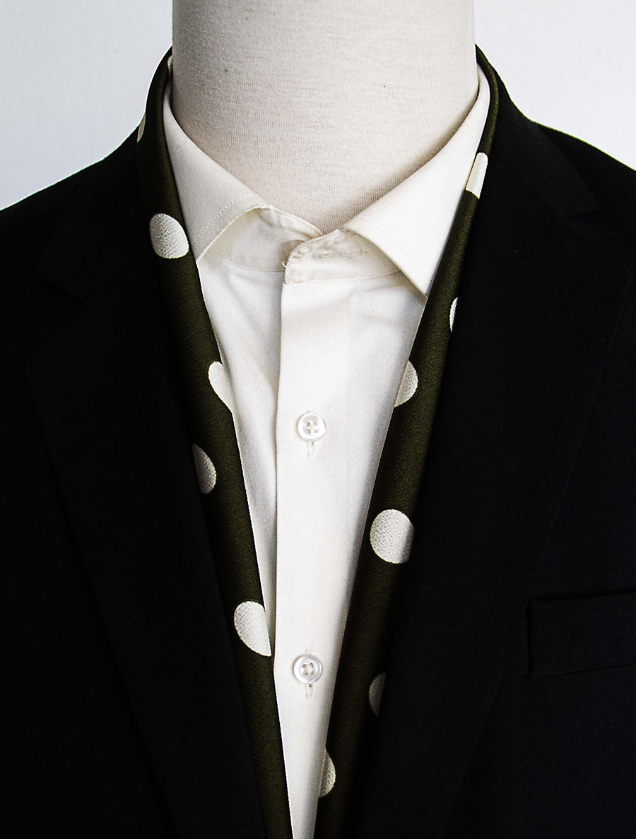 Forest Polka - Silk Men Scarves - Silk Scarves | Monzoro Pakistan