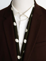 Forest Polka - Silk Men Scarves - Silk Scarves | Monzoro Pakistan