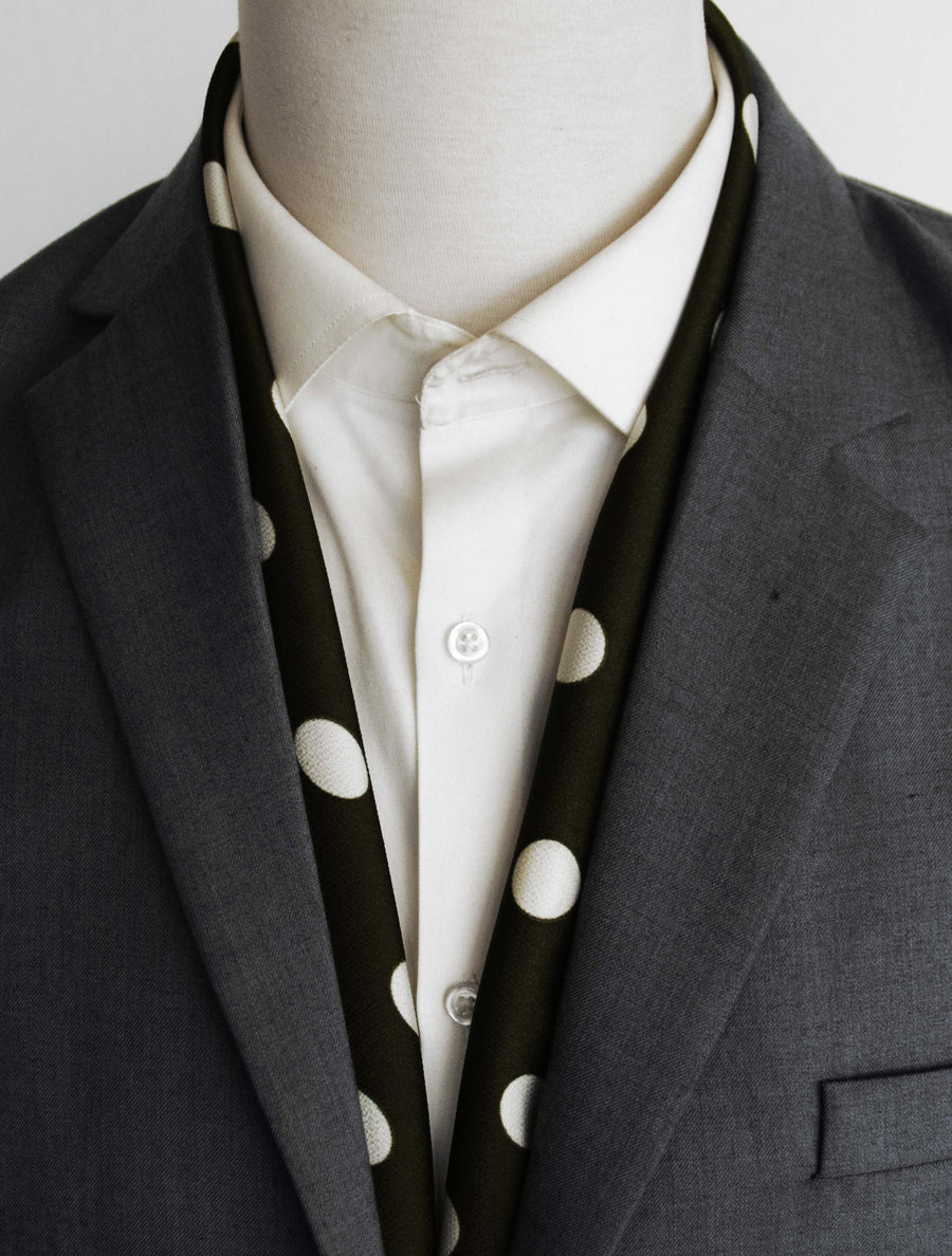 Forest Polka - Silk Men Scarves - Silk Scarves | Monzoro Pakistan