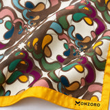 Foulard Pattern pocket square — fabric and design close-up.