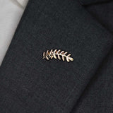 Barley Leaf - Golden Lapel Pins - Lapel Pins | Monzoro Pakistan