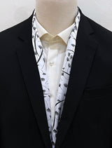 Modern Floral - Silk Scarves - Silk Scarves | Monzoro Pakistan