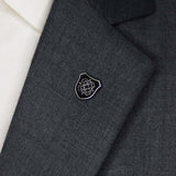 Turkish Knight Shield – Black And Silver Lapel Pins