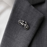 BICYCLE RUN – SILVER LAPEL PINS