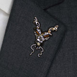 Antique Markhor – Bright Golden Lapel Pins