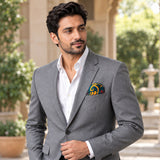 Garden of Eve pocket square — outdoor lifestyle.