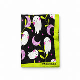 Halloween Scrapbook Paper Ghost pocket square — folded product.