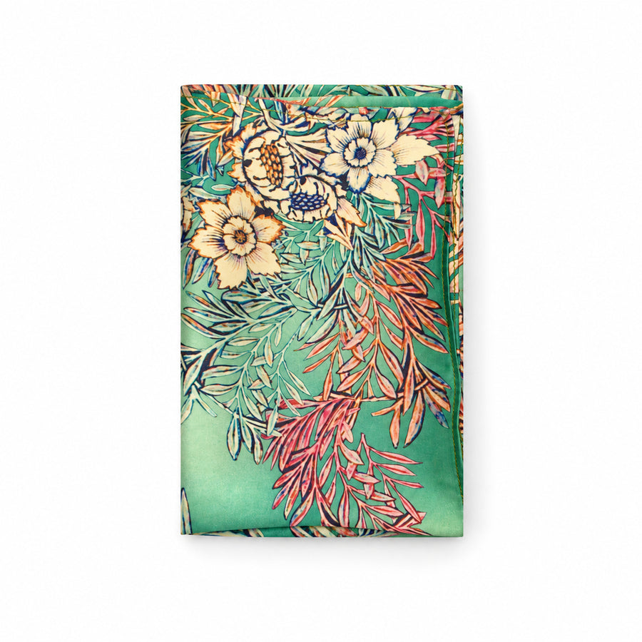 In The Jungle pocket square — folded product.