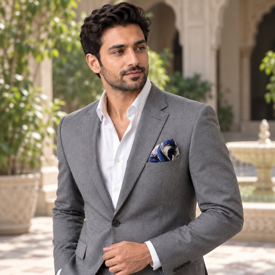 Pakistani Markhor pocket square — outdoor lifestyle.