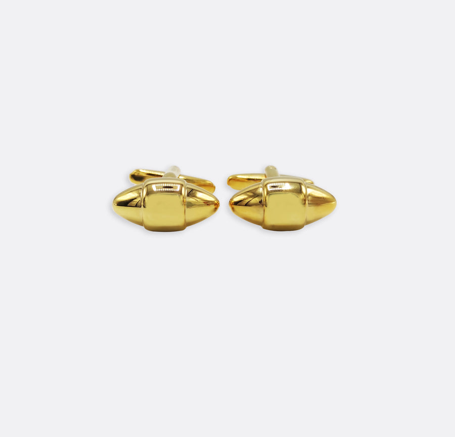 Mini Rugby – Golden Men's Cufflinks - Cufflinks | Monzoro Pakistan