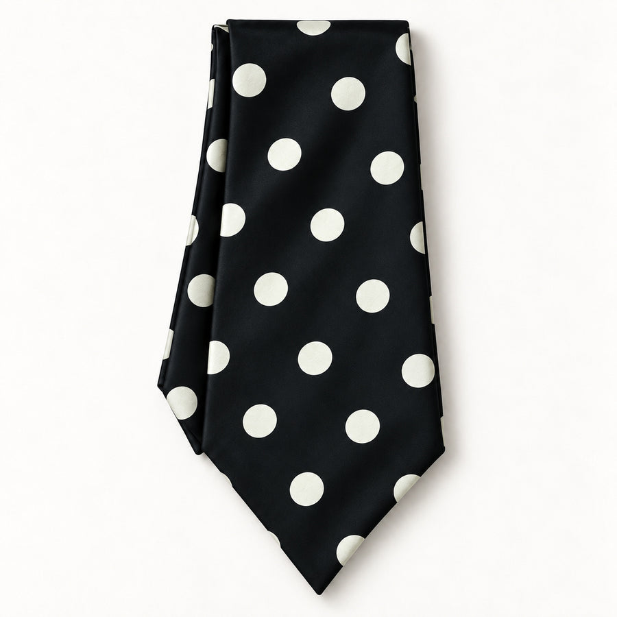 Circle Time Silk Ascot — Long folded presentation