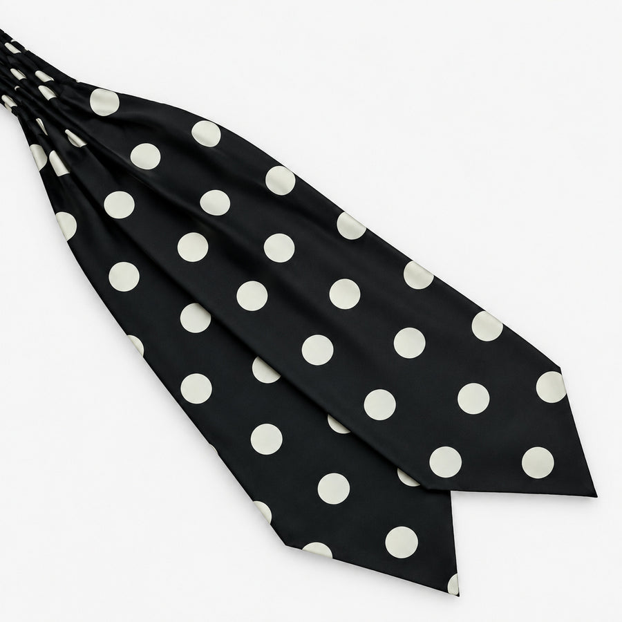 Circle Time Silk Ascot — Diagonal blade display