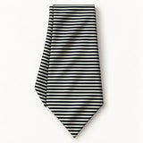 Retro Run Silk Ascot — Long folded presentation