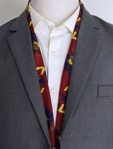 Maroon Paisley and Floral - Silk Men Scarves - Silk Scarves | Monzoro Pakistan
