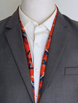 Rust Paisley and Floral - Silk Men Scarves - Silk Scarves | Monzoro Pakistan