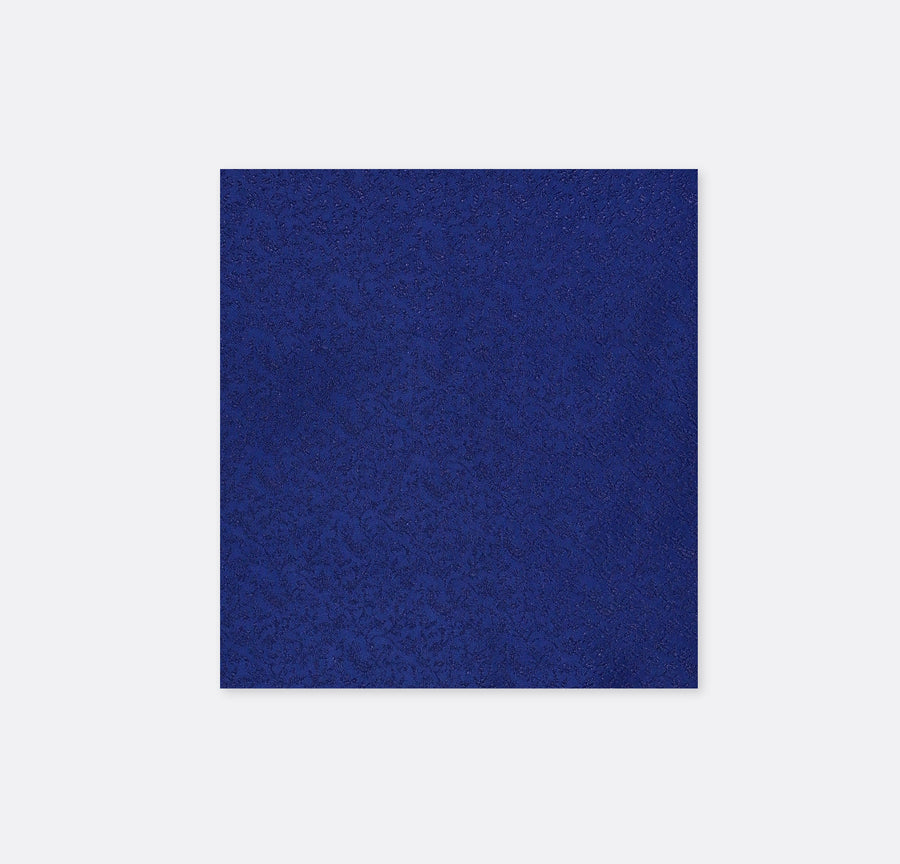 Navy Blue Self Tie & Pocket Square Set - Combo Sets | Monzoro Pakistan