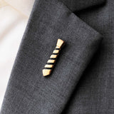 Necktie Golden Lapel Pins - Lapel Pins | Monzoro Pakistan