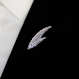 Pair Leaf – Silver Lapel Pins - Lapel Pins | Monzoro Pakistan