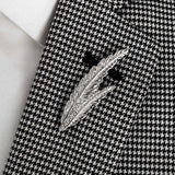 Pair Leaf – Silver Lapel Pins - Lapel Pins | Monzoro Pakistan