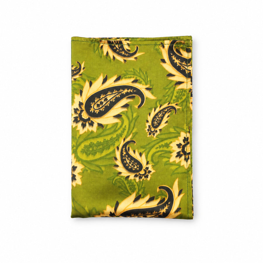 Paisley Passion pocket square — folded product.