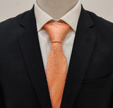Peach Self Tie - Neckties | Monzoro Pakistan
