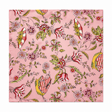 Picnic Charms Silk Pocket Square — full flat product on a plain white background
