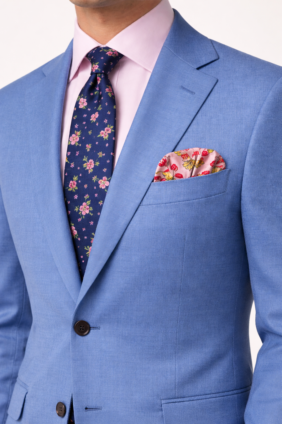 Picnic Charms Silk Pocket Square