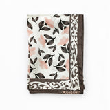 Pink and Grey pocket square — folded product.