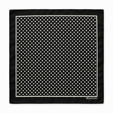 Point Black pocket square — full flat product.