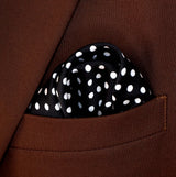 Point Black - Silk Pocket Square - Pocket Squares | Monzoro Pakistan