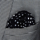 Point Black - Silk Pocket Square - Pocket Squares | Monzoro Pakistan