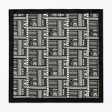 Rectangular Strips pocket square — full flat product.