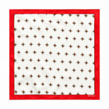 Red Potion pocket square — full flat product.