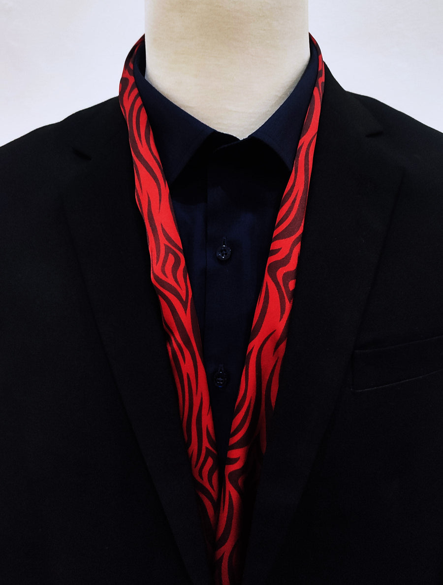 Red Velvet - Silk Scarves - Silk Scarves | Monzoro Pakistan